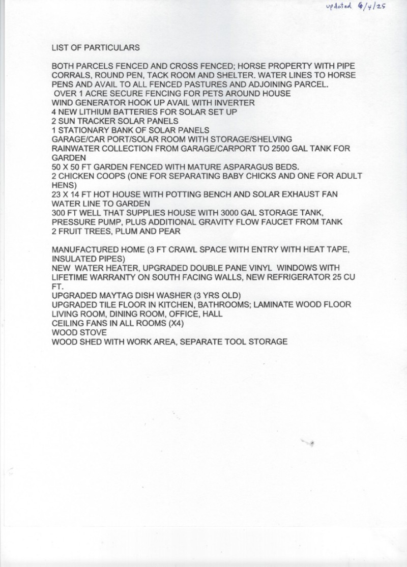 Property Features list updated 6.4.25