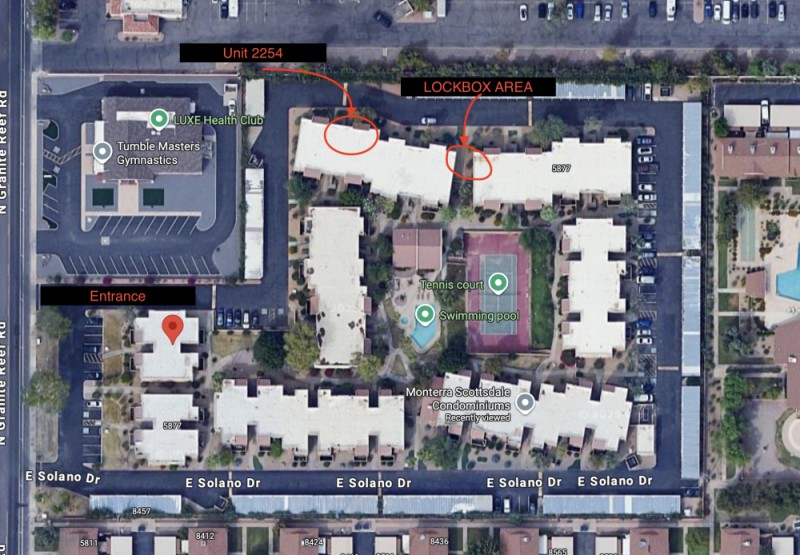 Lockbox and Unit Location