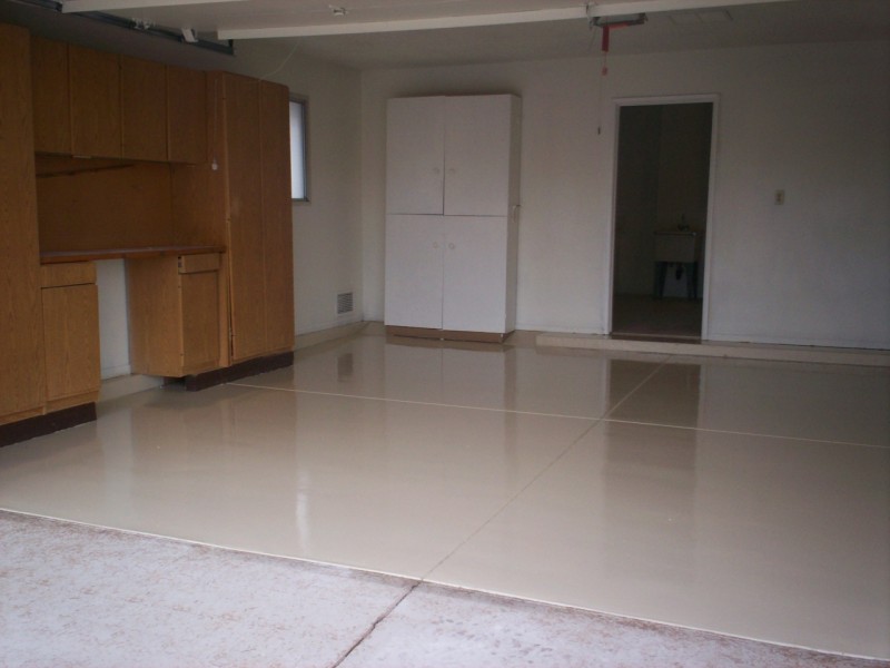 new epoxy in the garage