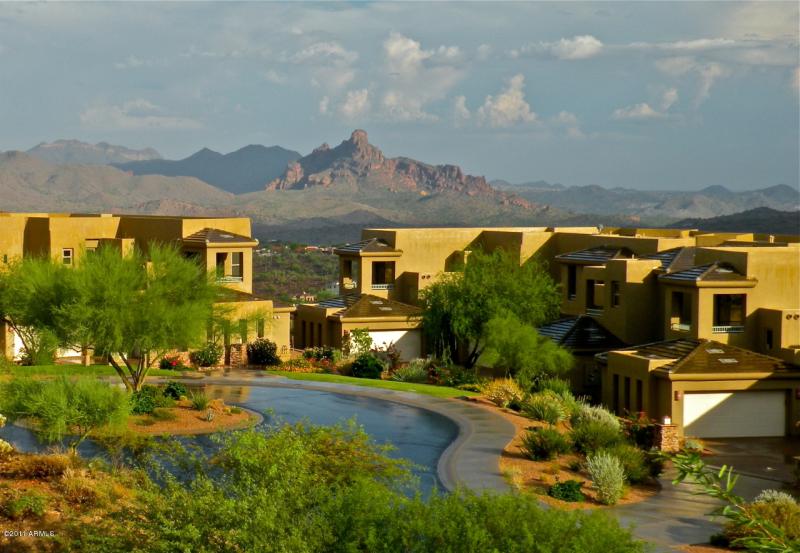 Copperwynd villas view to the south