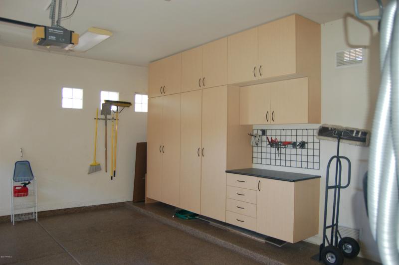 Garage with Cabinets