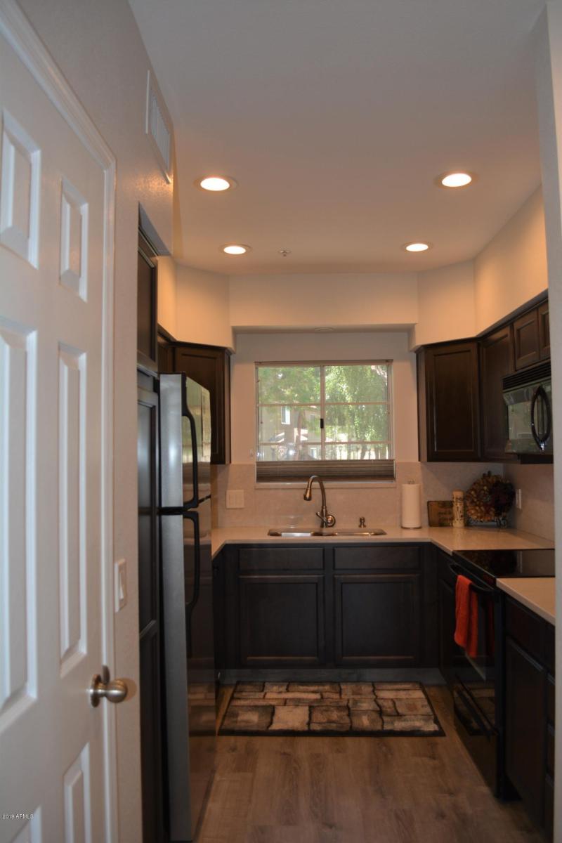 Kitchen with utility closet