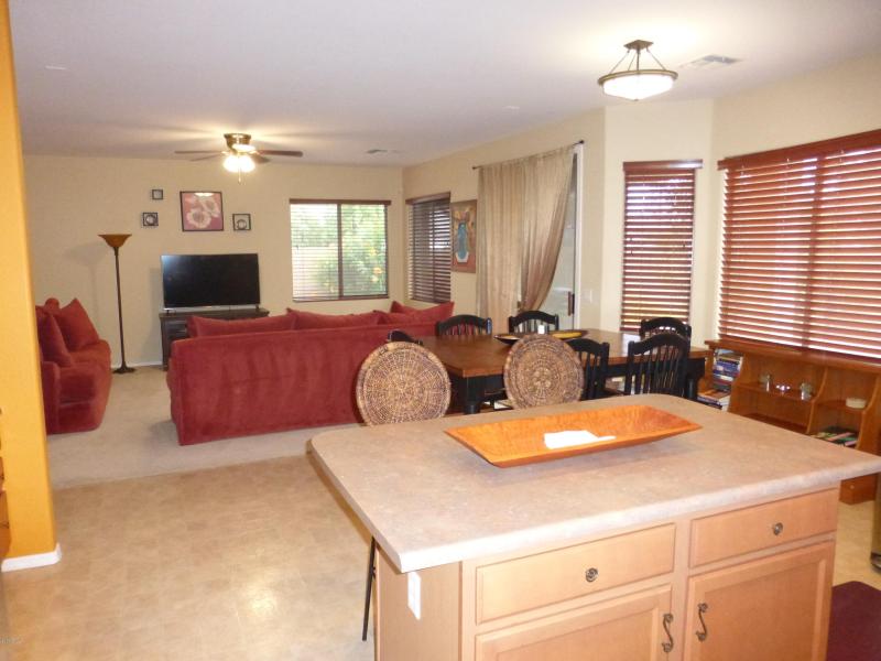 open kitchen family room concept