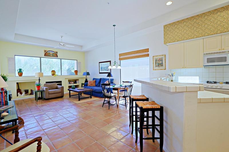 Family Room and Kitchen