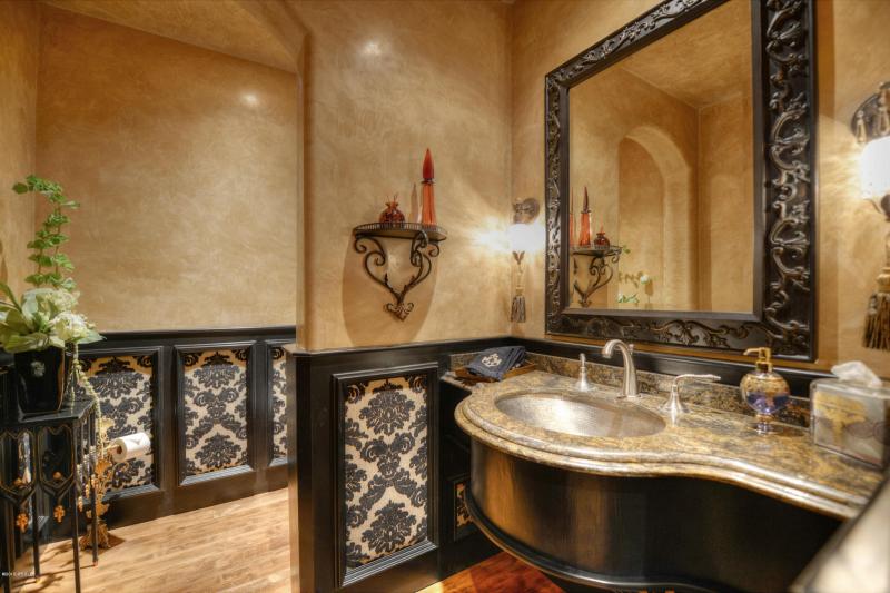 GUEST POWDER ROOM DESIGNER FINISHES