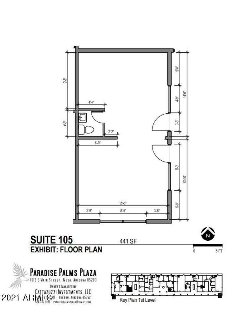 Suite 105 floorplan