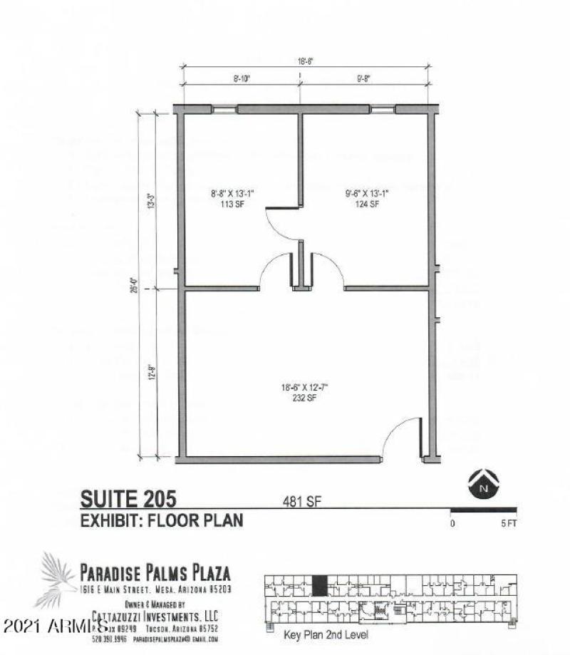 Suite 205 floorplan