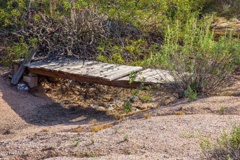 Small arroyo on the property