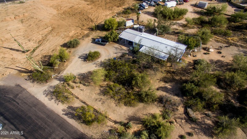 View of the manufactured home