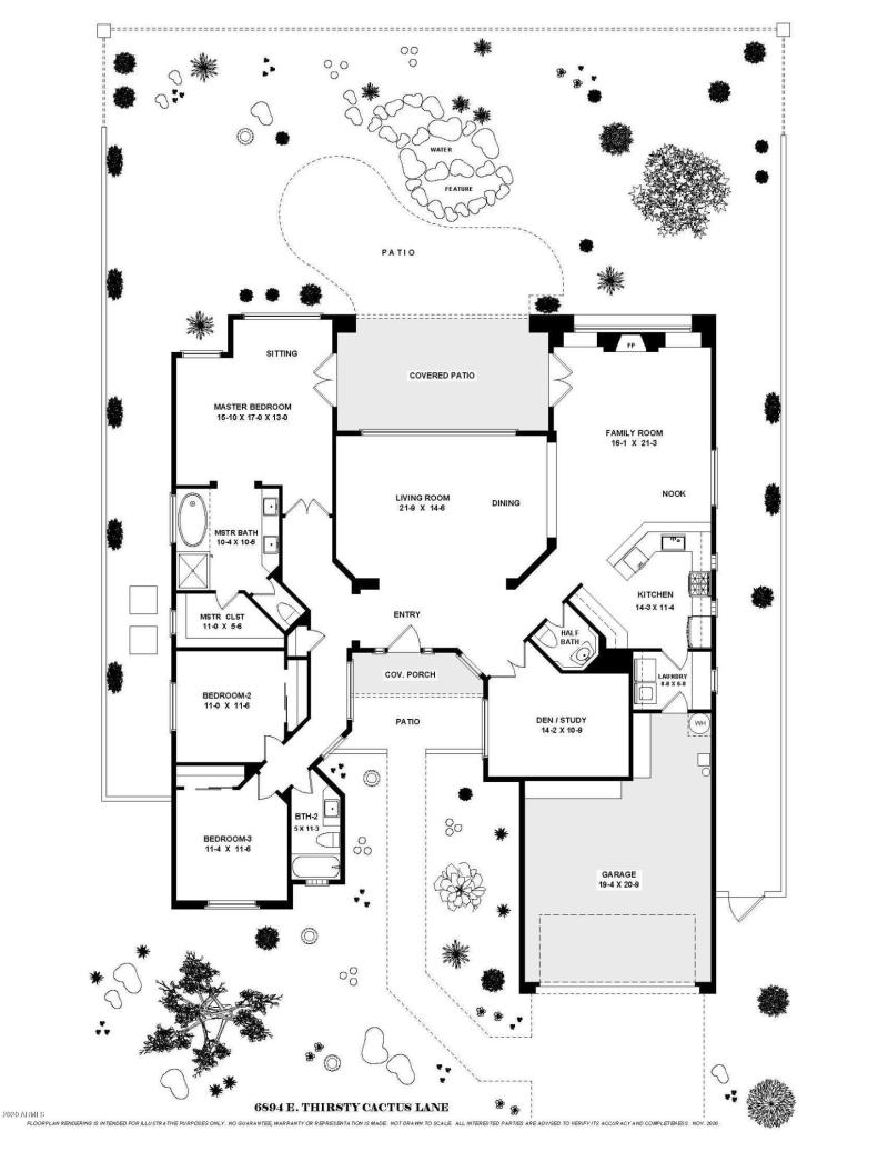 6894 E Thirsty Cactus Ln - Floor Plan