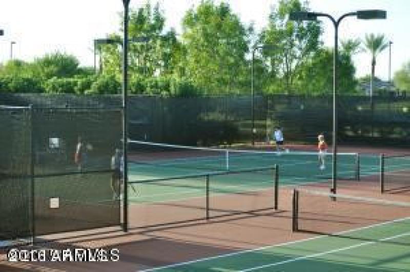 Five Lit Tennis Courts