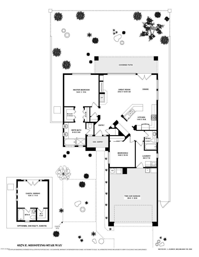 6578 East Shooting Star Way - Floor Plan
