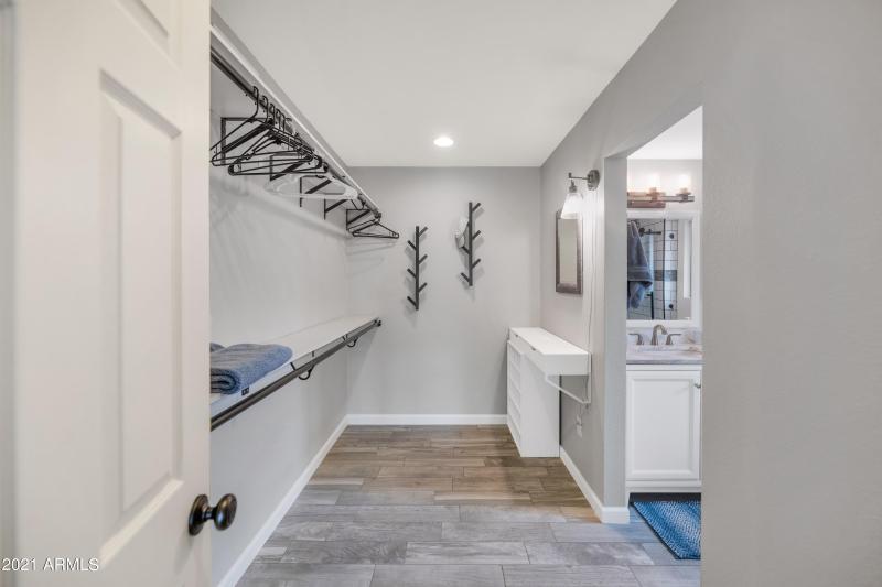 PRIMARY BEDROOM CLOSET AREA