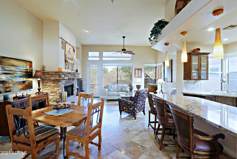 Eating Area, Kitchen and Greatroom