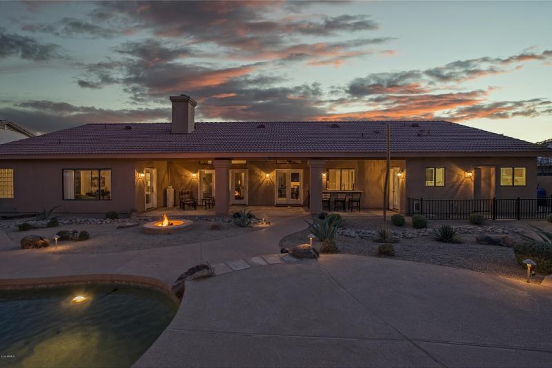 026_Back of House at Sunset