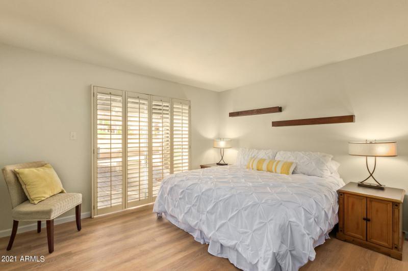 Master Bedroom with slider