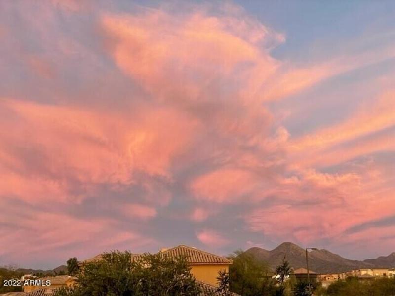 Sunrise from back door