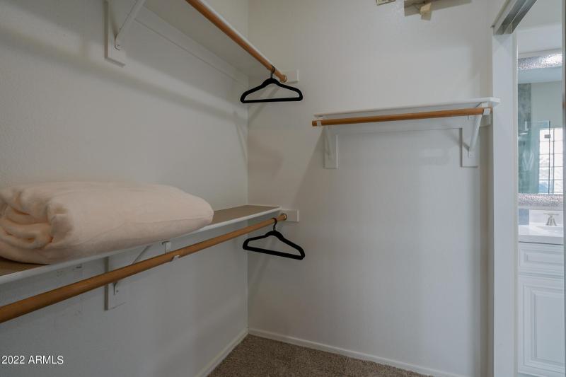 Spacious Walk-In Closet