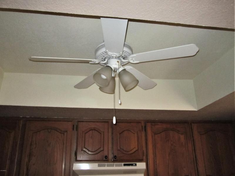 HAY RICH HONEY CABINETRY & CEILING FAN