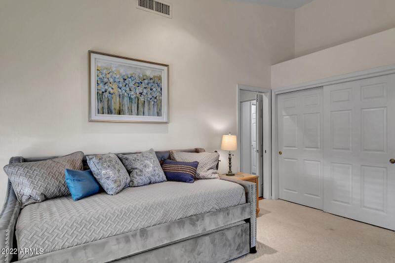 Den with Large Closet