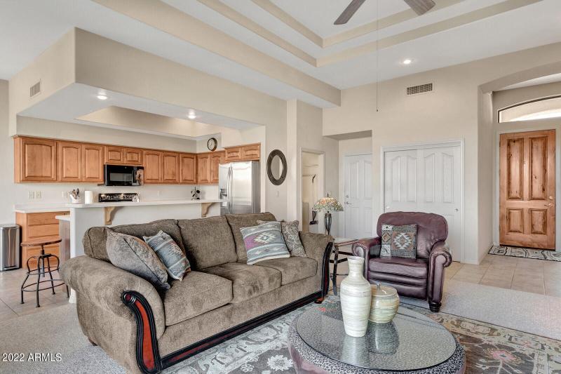 Living Room to Open Kitchen