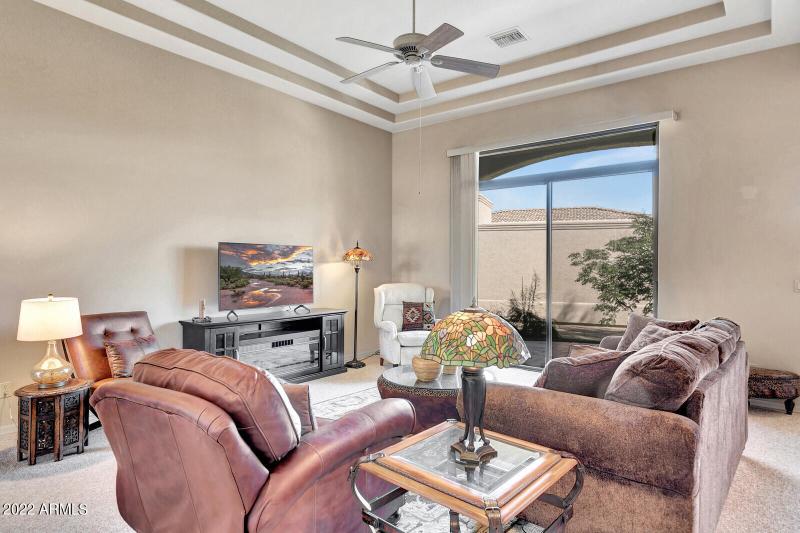 Living Room with Fireplace