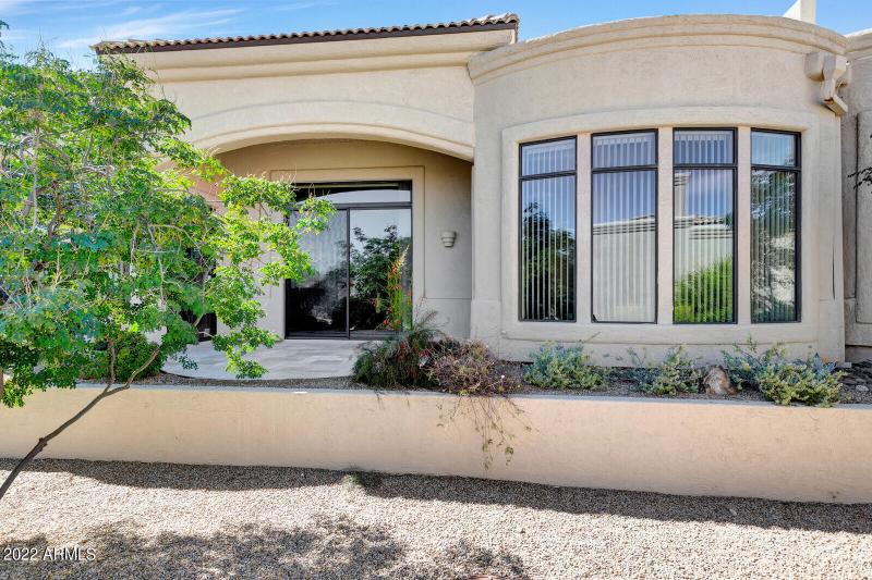 Master Bedroom window and patio