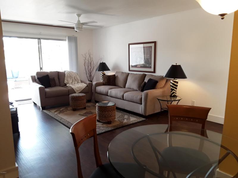 Large Arcadia doors to patio