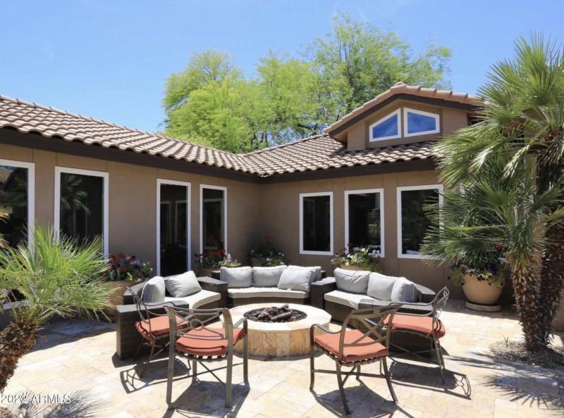 Outdoor Seating By Fire Pit