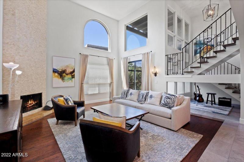 Family Room with Patio Exit