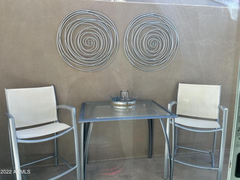 Enjoy the sitting area on balcony