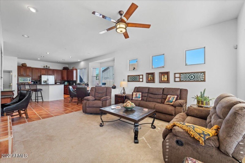 Family Area Open to Kitchen