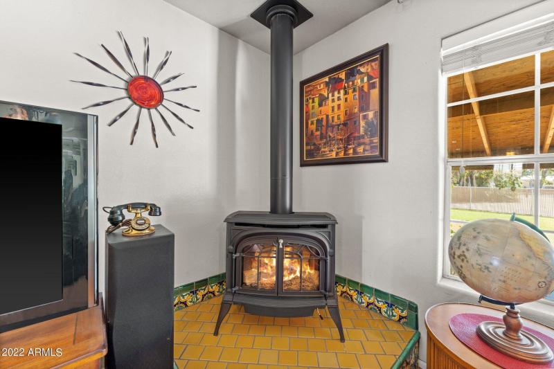 Natural Gas Stove in Great Room