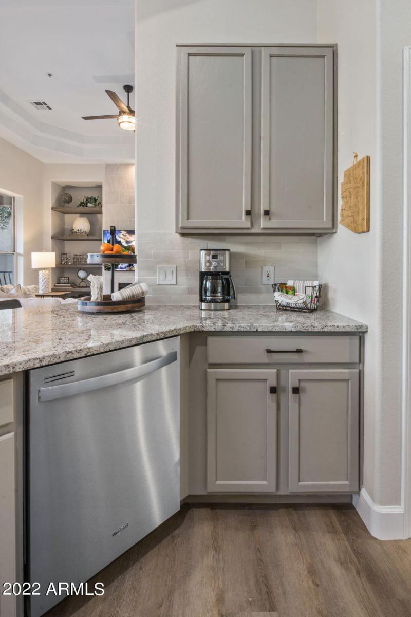 Kitchen with Granite Countertops