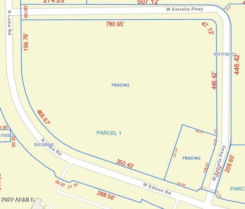 9.7 acre parcel map