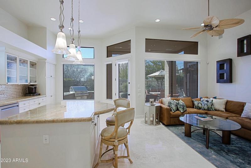 Kitchen and Family Room