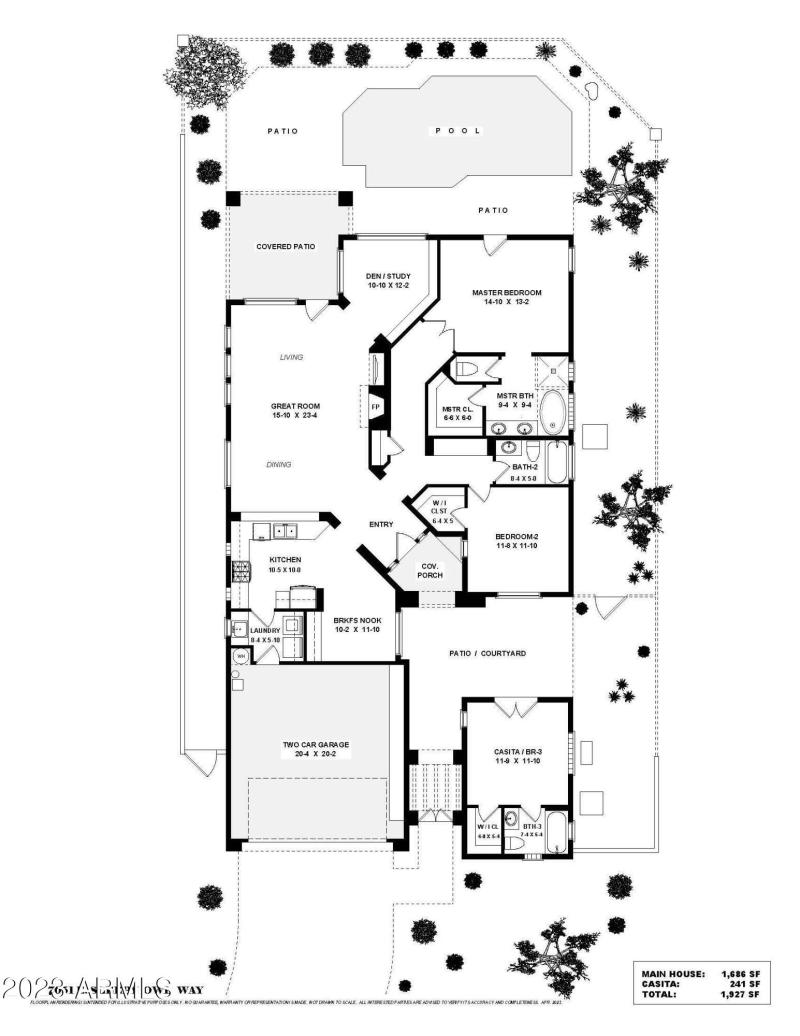 7051 East Sleepy Owl Way - Floor Plan
