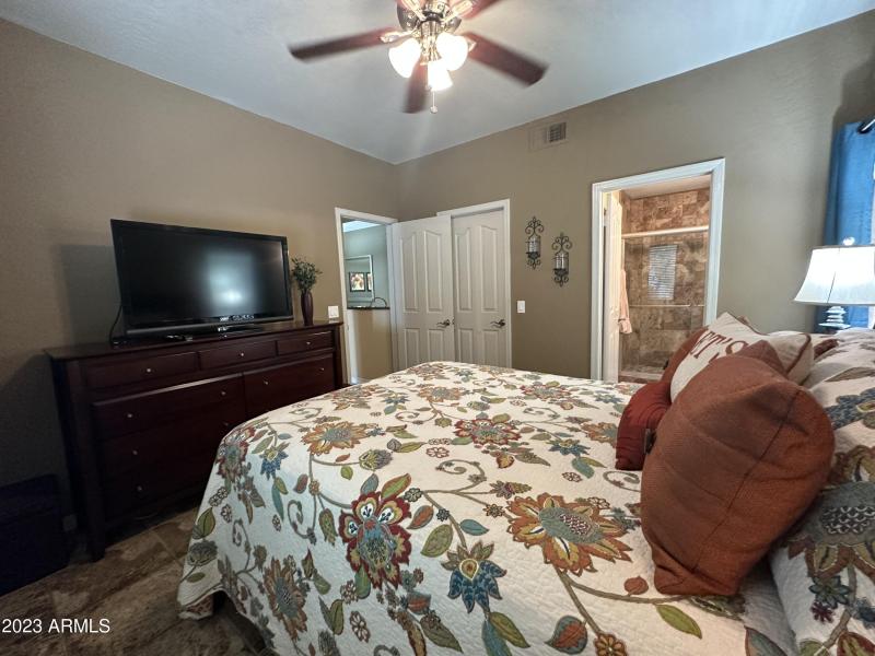 Master Bedroom with TV