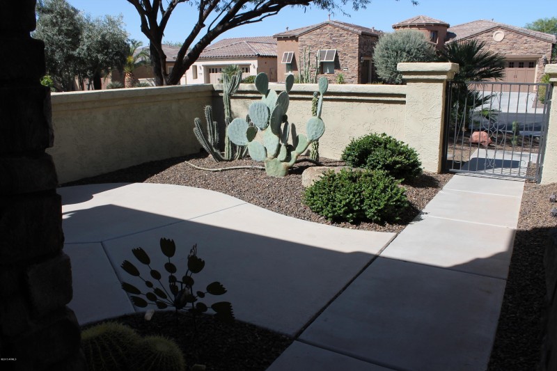 COURTYARD ATTRACTIVELY LANDSCAPED