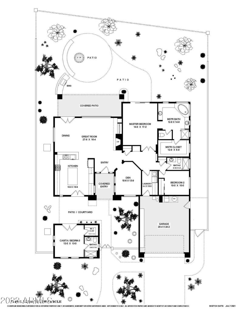 7149 East Night Glow Circle - Floor Plan