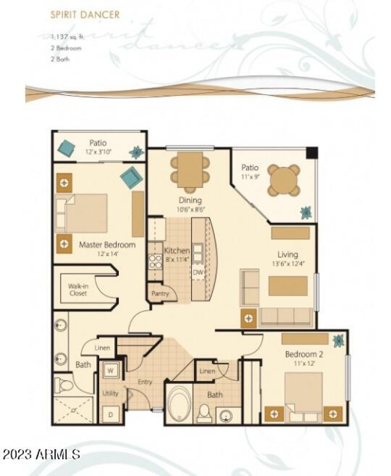 2 Bedroom Spirit Dancer