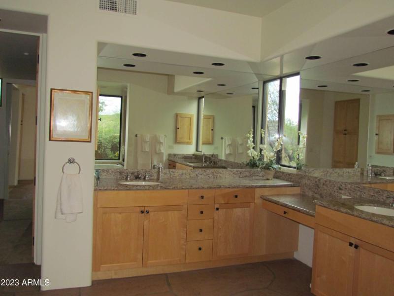 Primary Bath with Double Sinks