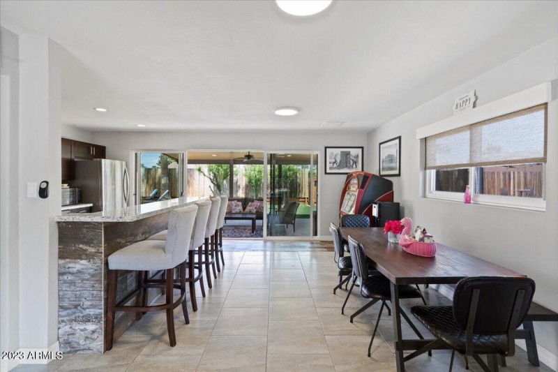 Dining Room to Backyard