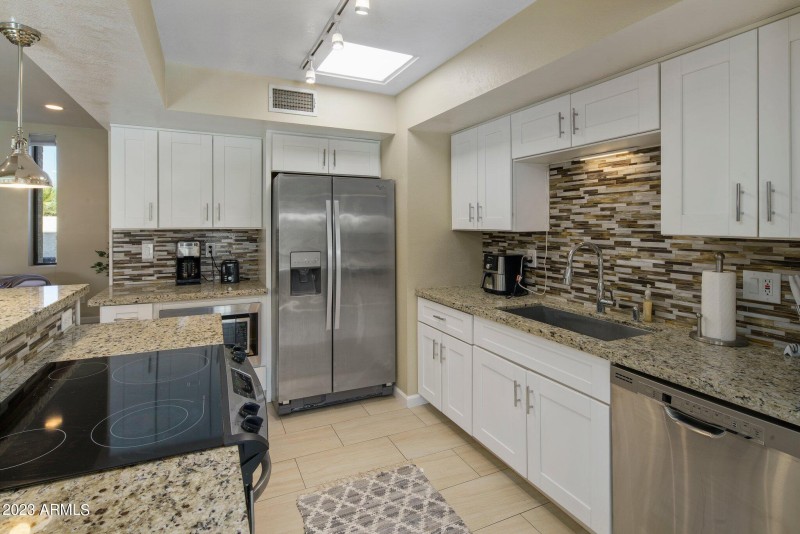 Kitchen with Granite Countertops