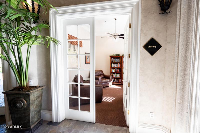 library at the rec center