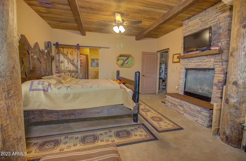 Beautiful propane fireplace