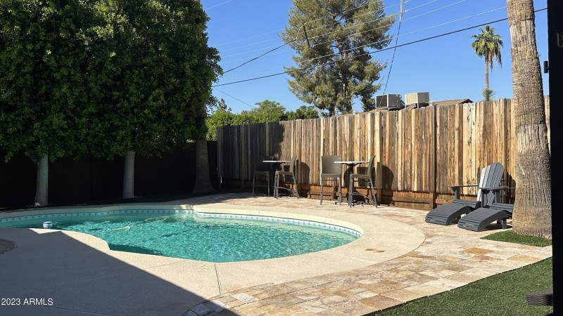 Pool with Chairs & Tables