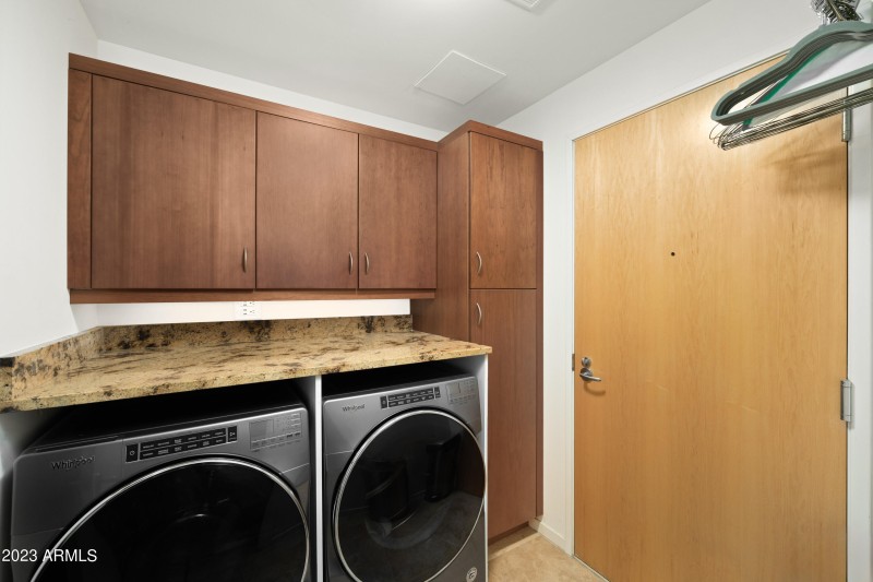 Dedicated Laundry with 2nd Access Door