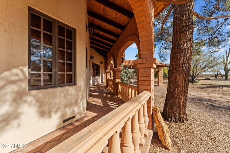 Covered Walkways around House