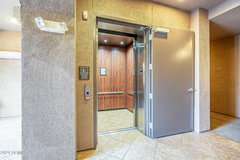Elevator from Garage